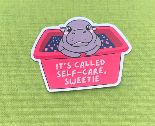 Moo Deng the Sassy Hippo Sticker